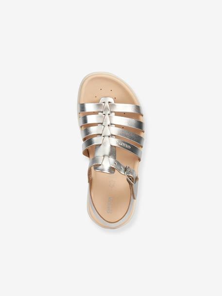 Kindersandalen Soleima Girl GEOX¨ roest+zilver - vertbaudet enfant 