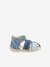 Leren sandalen jongensbaby Bigbazar 2 Iconique Biboo KICKERS® driekleurig blauw - vertbaudet enfant 