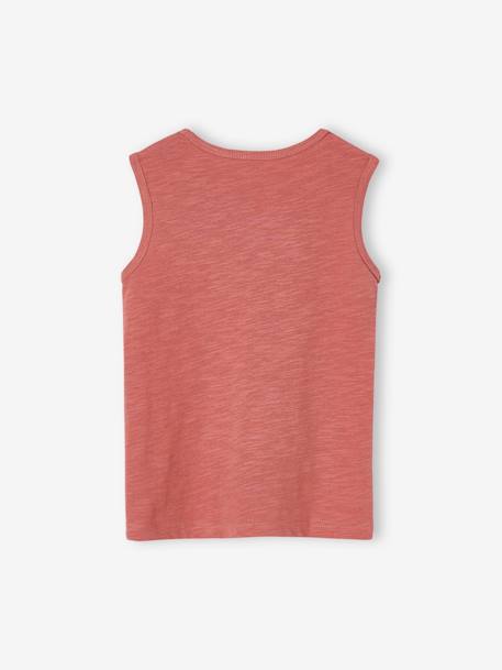 Tanktop jongens felblauw+gemêleerd grijs+terracotta - vertbaudet enfant 