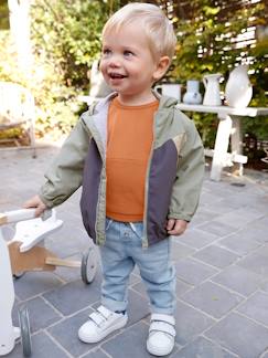 -Windjack colorblock voor babyjongens