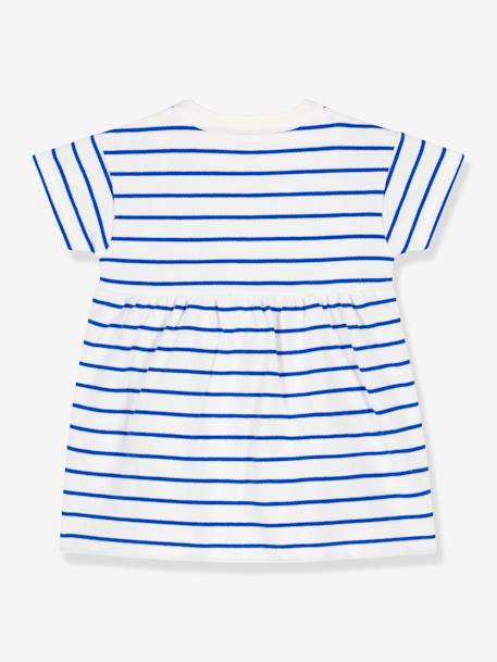 Jurk en body met korte mouwen PETIT BATEAU wit - vertbaudet enfant 