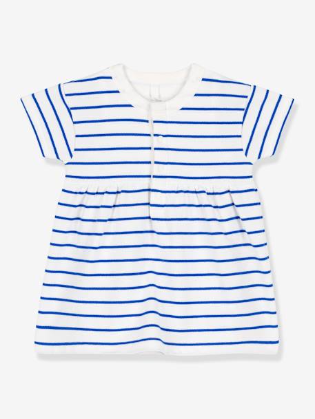 Jurk en body met korte mouwen PETIT BATEAU wit - vertbaudet enfant 