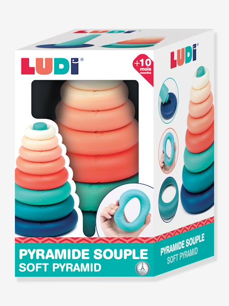 Ringpiramide LUDI meerkleurig - vertbaudet enfant 