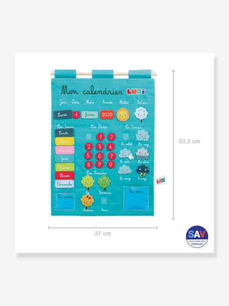 Basiskalender LUDI blauw+rozen - vertbaudet enfant 