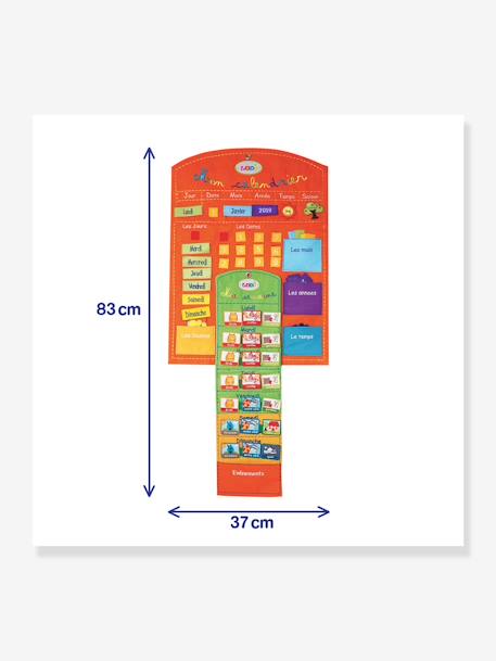 Basis- en weekkalender LUDI sinaasappel - vertbaudet enfant 