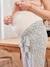 Wijde en soepele zwangerschapsbroek met print terracotta+zandbeige - vertbaudet enfant 