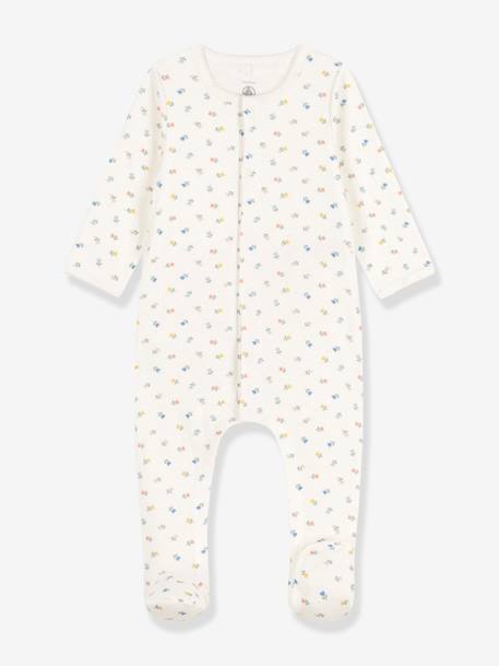 Bodyjama van biologisch katoen PETIT BATEAU wit - vertbaudet enfant 