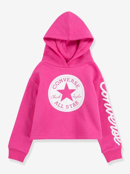 Chuck Patch Cropped Hoodie CONVERSE rozen - vertbaudet enfant 