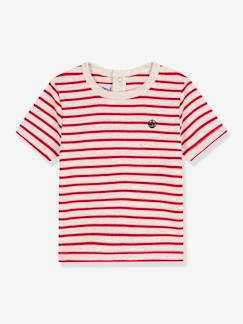 Baby-T-shirt, souspull-T-shirt met korte mouwen van biologisch katoen PETIT BATEAU