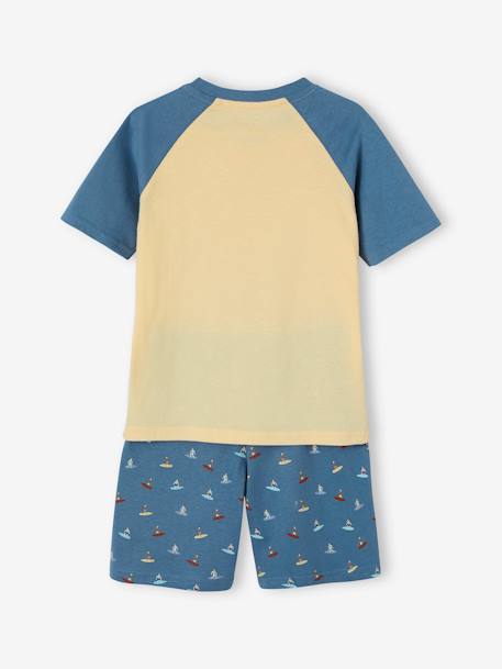Set met 2 pyjamashorts 'Summer Surf' voor jongens jeansblauw - vertbaudet enfant 