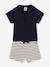 2-delige geboorteset PETIT BATEAU blauw - vertbaudet enfant 