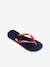 Teenslippers voor kinderen Brasil Mix HAVAIANAS¨ inktblauw+rozen - vertbaudet enfant 