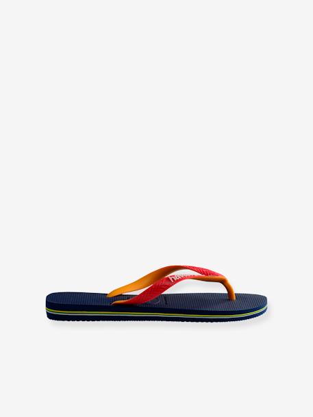 Teenslippers voor kinderen Brasil Mix HAVAIANAS¨ inktblauw+rozen - vertbaudet enfant 