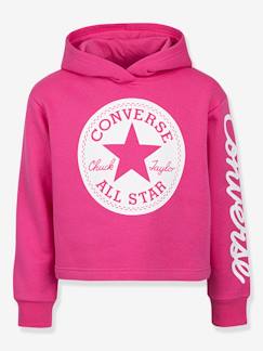 Meisje-Trui, vest, sweater-Sweater-Chuck Patch Cropped Hoodie CONVERSE