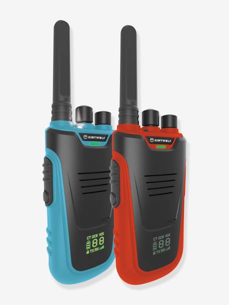 Kidytalk - Oplaadbare Walkie Talkie - KIDYWOLF blauw - vertbaudet enfant 