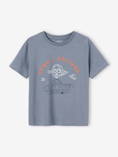 Landschap t-shirt met details in zwelinkt voor jongens  - vertbaudet enfant