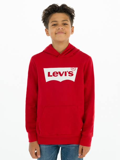 Sweater met capuchon Batwing Screenprint LEVI'S¨ blauw+rood - vertbaudet enfant 