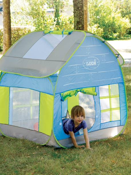 Anti-UV tent Huisje cottage LUDI blauw - vertbaudet enfant 