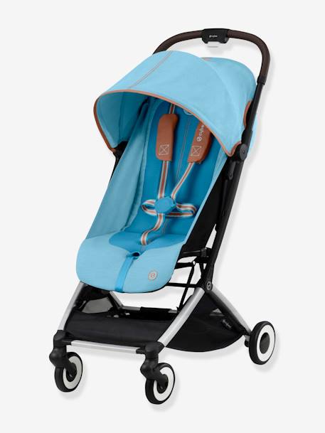 Compacte kinderwagen CYBEX Gold Orfeo grijs+turquoiseblauw+zwart - vertbaudet enfant 