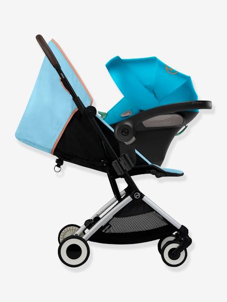 Compacte kinderwagen CYBEX Gold Orfeo grijs+turquoiseblauw+zwart - vertbaudet enfant 