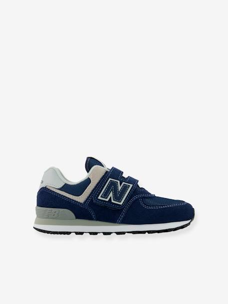 Kindersneakers met klittenband PV574EVN NEW BALANCE¨ marineblauw - vertbaudet enfant 