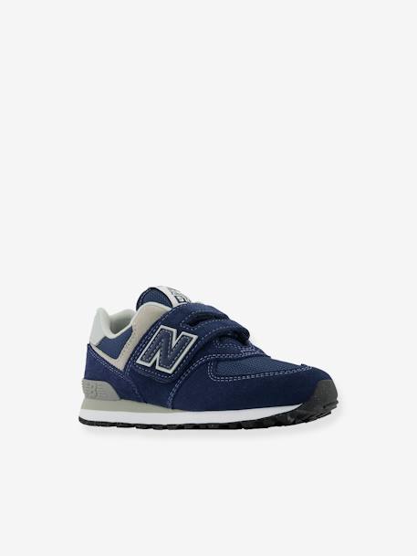 Kindersneakers met klittenband PV574EVN NEW BALANCE¨ marineblauw - vertbaudet enfant 