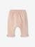 3-delige babyset in fleece gechineerd beige+roze (poederkleur) - vertbaudet enfant 