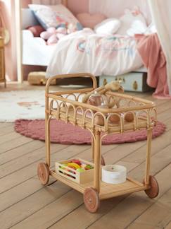 -Rotan poppen dressoir