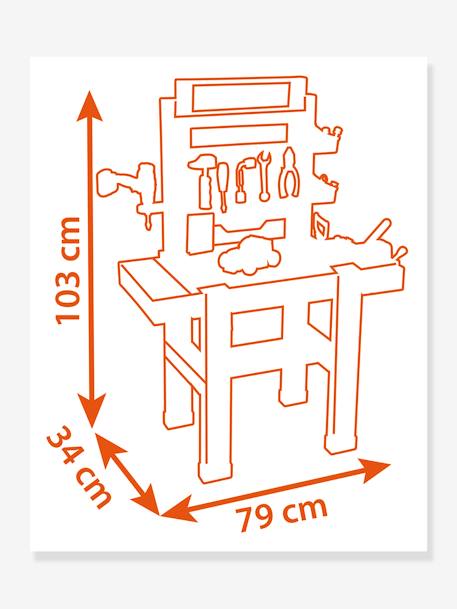 Werkbank Bricolo Center Black + Decker SMOBY meerkleurig - vertbaudet enfant 