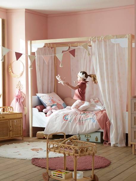 Kinderhemelbed ROMANCE wit - vertbaudet enfant 