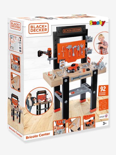 Werkbank Bricolo Center Black + Decker SMOBY meerkleurig - vertbaudet enfant 