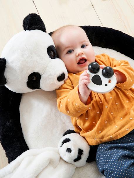 Koffer speeltapijt + knuffel Panda. ZWART - vertbaudet enfant 