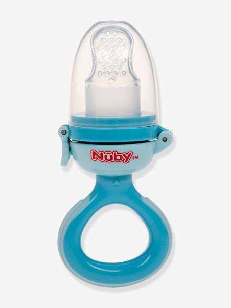 Siliconen knabbelaar NUBY blauw+rozen - vertbaudet enfant 