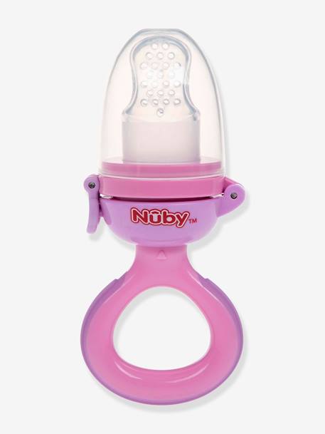 Siliconen knabbelaar NUBY blauw+rozen - vertbaudet enfant 