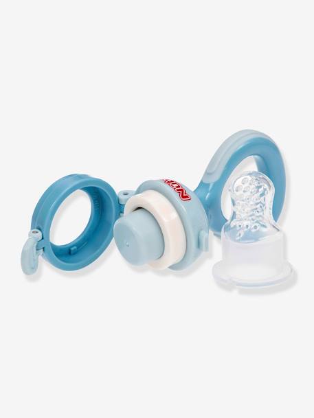 Siliconen knabbelaar NUBY blauw+rozen - vertbaudet enfant 