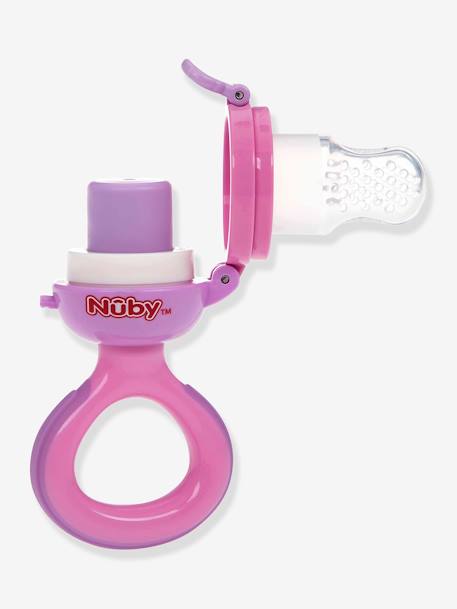 Siliconen knabbelaar NUBY blauw+rozen - vertbaudet enfant 