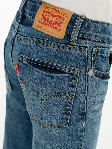 Skinny jeans 510 LEVI'S blauw+jeansblauw+zwart - vertbaudet enfant 