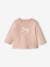 3-delige babyset in fleece gechineerd beige+roze (poederkleur) - vertbaudet enfant 