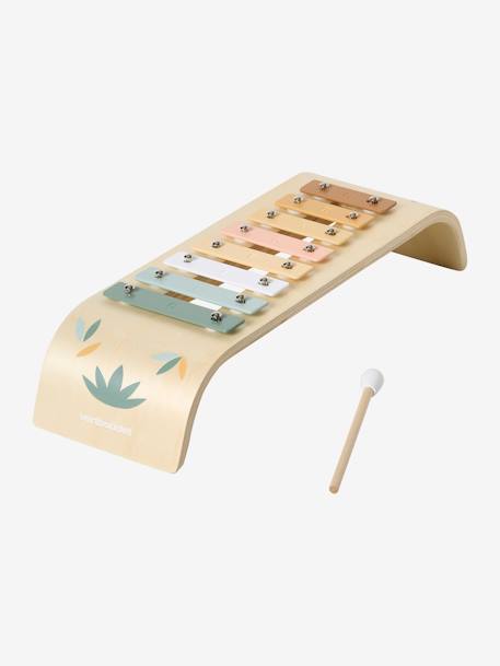 Houten xylofoon beige+groen - vertbaudet enfant 