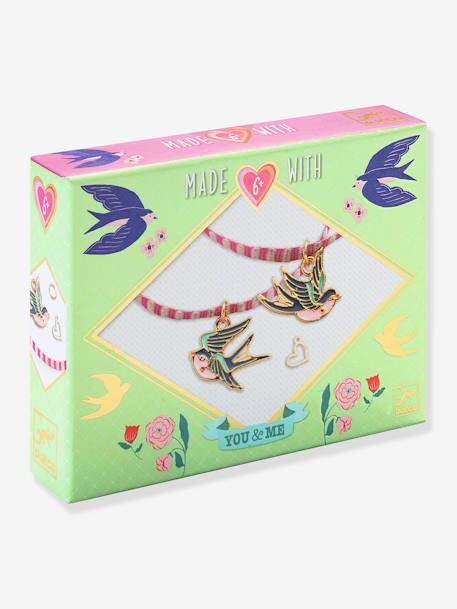 DJECO you&me Lint en Vogels Armband groen - vertbaudet enfant 