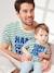 Baby capsule t-shirt zeemansfamilie groen, gestreept - vertbaudet enfant 