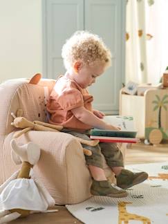 Slaapkamer en Opbergoplossingen-Slaapkamer-Stoeltje, tabouret, zetel-Zetel-Tijger katoenen gaas schuim fauteuil