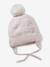 Set van babymeisjes muts + snood + wanten lichtroze+roze (poederkleur) - vertbaudet enfant 