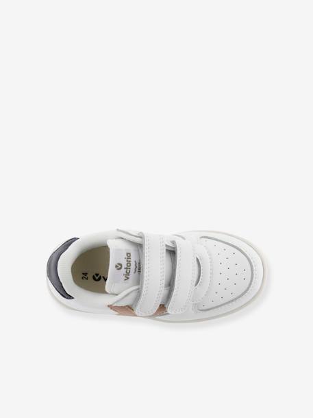 Kindersneakers Tiempo Efecto Piel & Color 1124104 VICTORIA® groen+kameel - vertbaudet enfant 