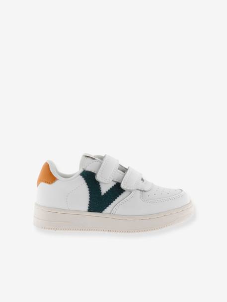 Kindersneakers Tiempo Efecto Piel & Color 1124104 VICTORIA® groen+kameel - vertbaudet enfant 