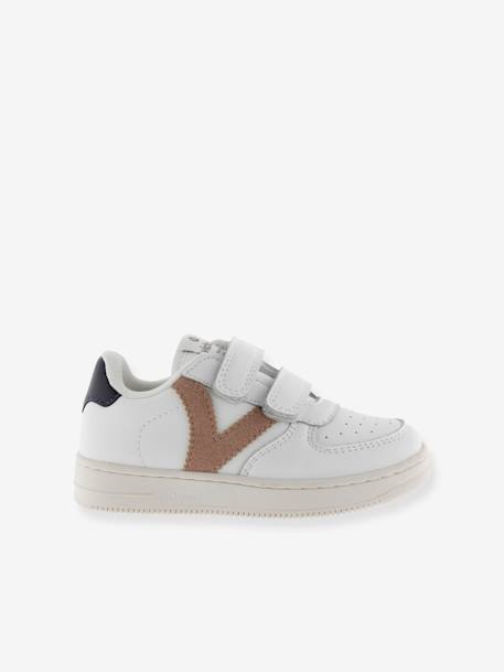 Kindersneakers Tiempo Efecto Piel & Color 1124104 VICTORIA® groen+kameel - vertbaudet enfant 