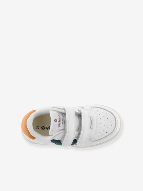 Kindersneakers Tiempo Efecto Piel & Color 1124104 VICTORIA® groen+kameel - vertbaudet enfant 