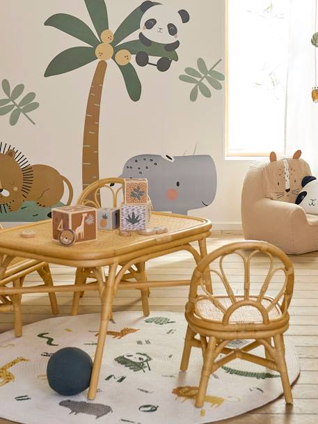 Set met 2 stoelen en tafel in rotan hout - vertbaudet enfant 