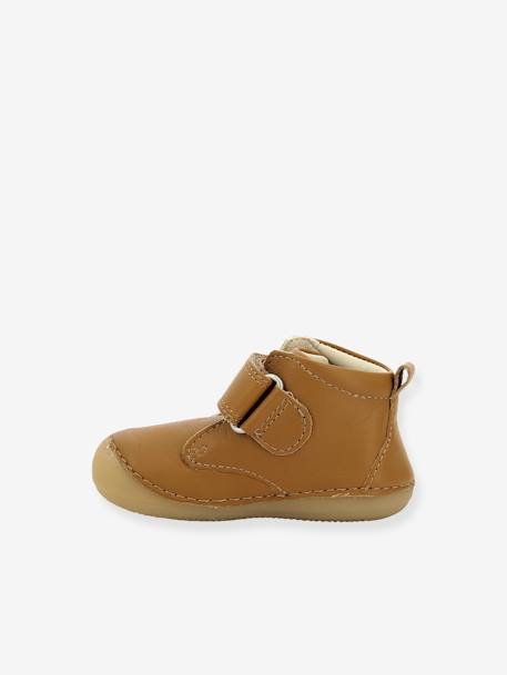 Leren babylaarsjes Sabio 584348-10 KICKERS® eerste stapjes bruin - vertbaudet enfant 