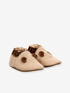 Schoenen-Baby schoenen 17-26-Slofjes-Soepele babyslofjes Leo Mouse 874641-10 ROBEEZ©